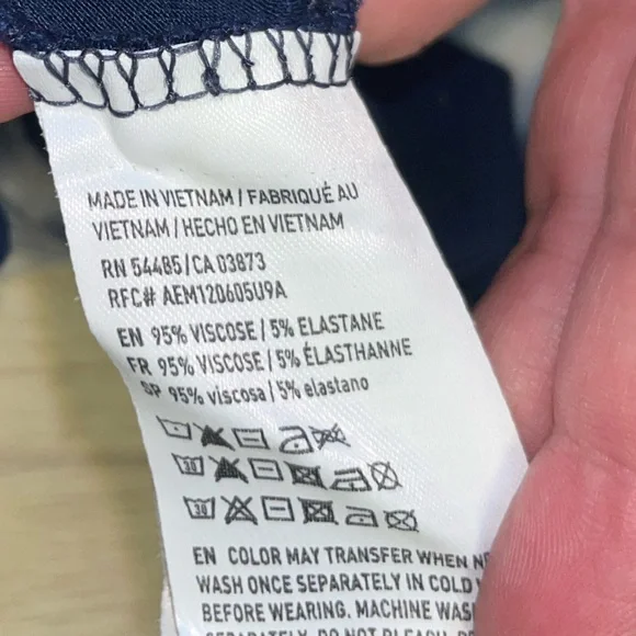 American Eagle Soft & Sexy Lace up Front Tee M - Picture 12 of 12